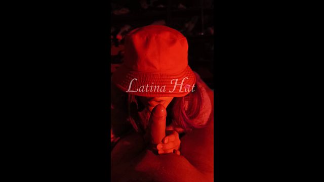 Wet Lips and Rough Reverse Cowgirl: Hot Oral Action with Latina Amateur Under Red Lights