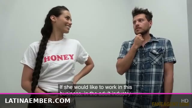 Hot Latina GF's Phat Ass Gets Fucked by Fake Agent