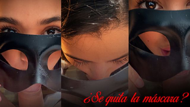 Big Ass Venezuelan Girl Playing with Her Mask… Will She Take It Off?